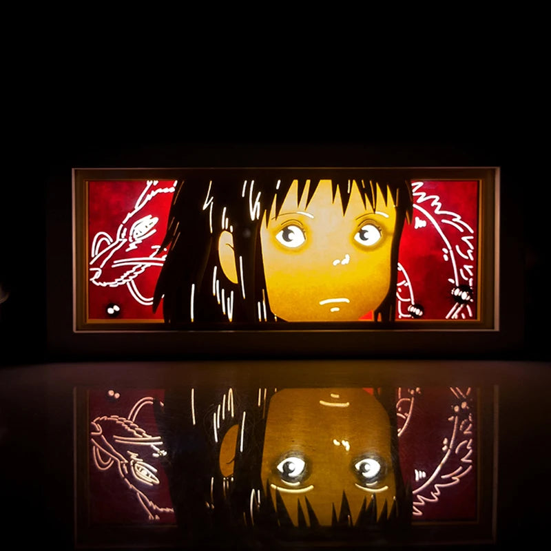 Anime One Piece Series Paper Cut Shadow Box