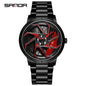 SANDA Spinning Car Rim Watch