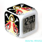 8x8x8cm Anime One Piece LED Alarm