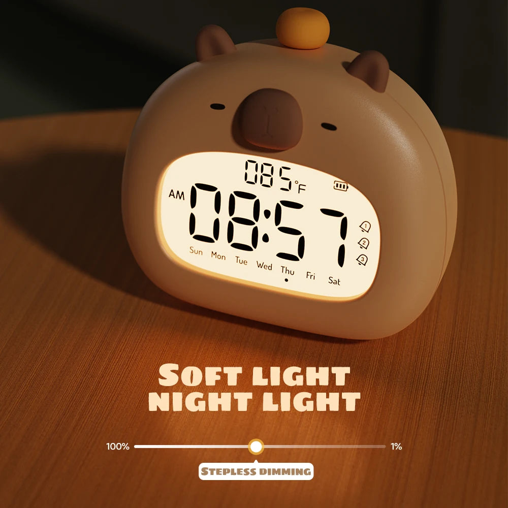 Cute Capybara Bedside Alarm