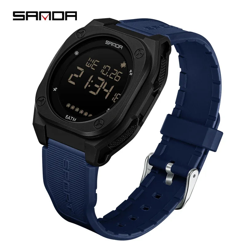 SANDA New Fashion Men Electronic Watch