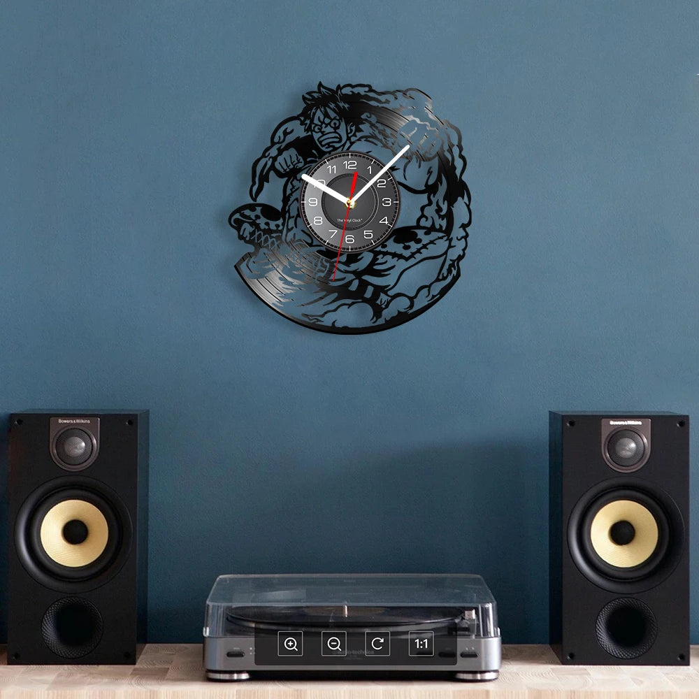 Luffy Vinyl Wall-mounted Clock