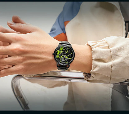 SANDA Spinning Car Rim Watch