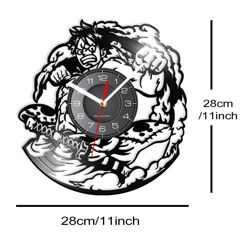 Luffy Vinyl Wall-mounted Clock