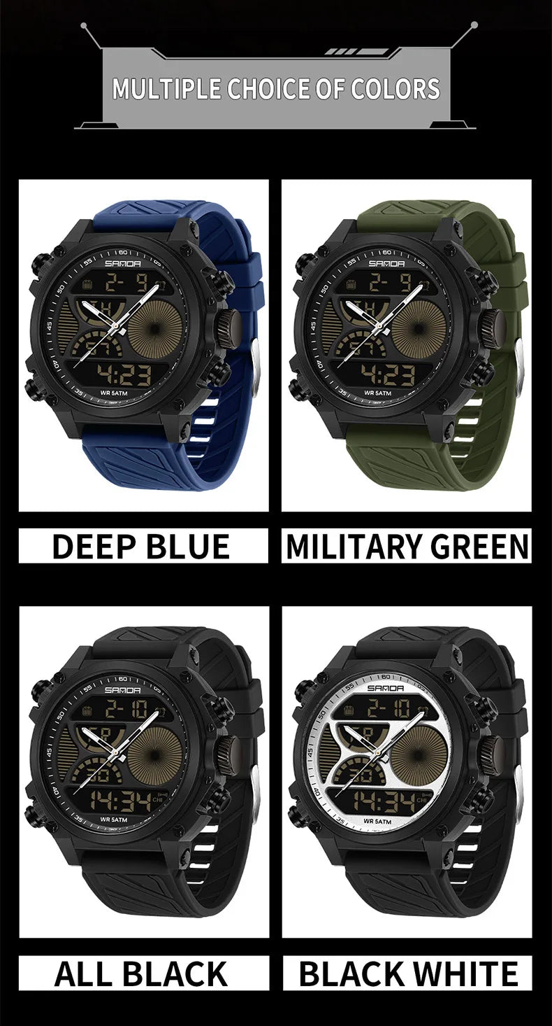 SANDA 6236 Military Led Digital Watch