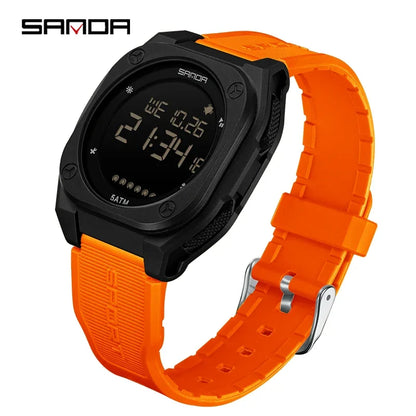SANDA New Fashion Men Electronic Watch