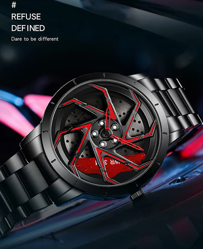 SANDA Spinning Car Rim Watch