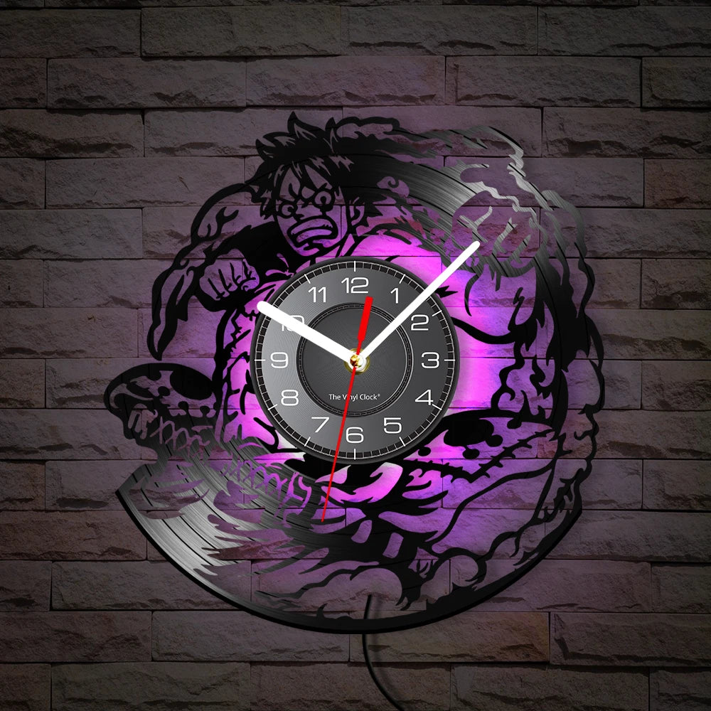 Luffy Vinyl Wall-mounted Clock