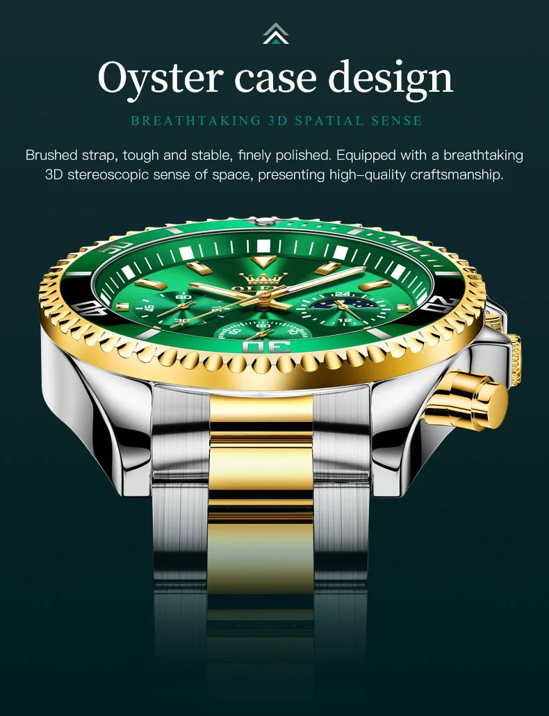 OLEVS 2870 Chronograph Quartz Business Watch