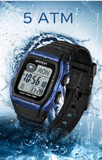 SANDA New Fashion Youth Electronic Watch