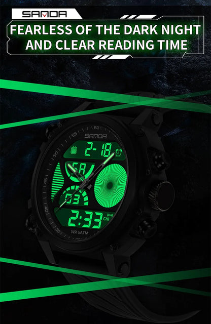 SANDA 6236 Military Led Digital Watch
