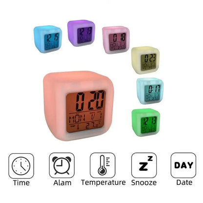 8x8x8cm Anime One Piece LED Alarm