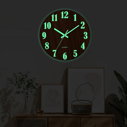 12 Inch Luminous Nordic Clock
