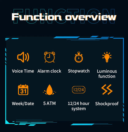 SANDA Fashion Men's Digital Watch