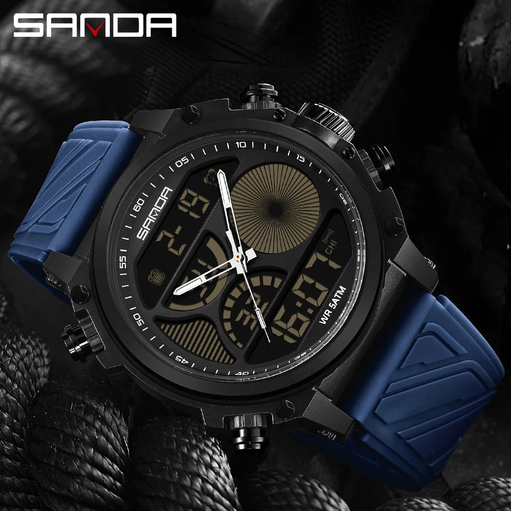 SANDA 6236 Military Led Digital Watch