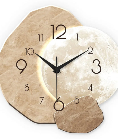 Modern Simple Moon Clock