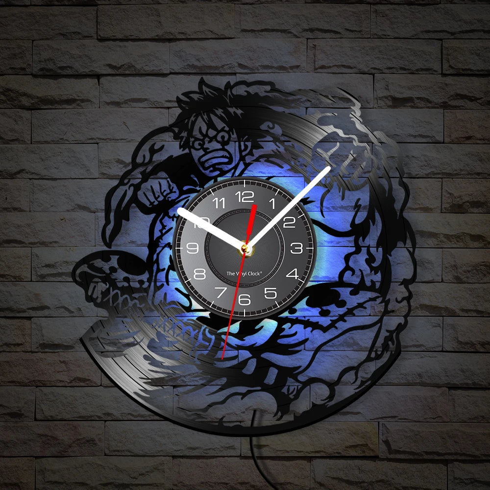 Luffy Vinyl Wall-mounted Clock