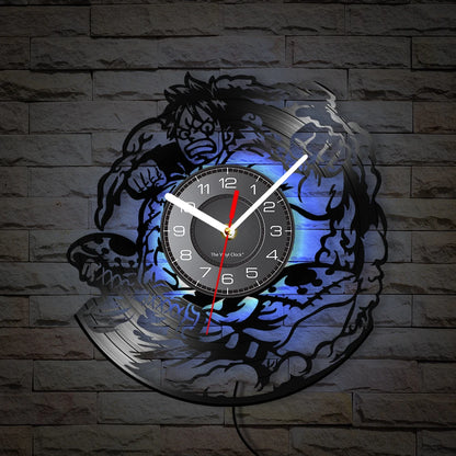 Luffy Vinyl Wall-mounted Clock