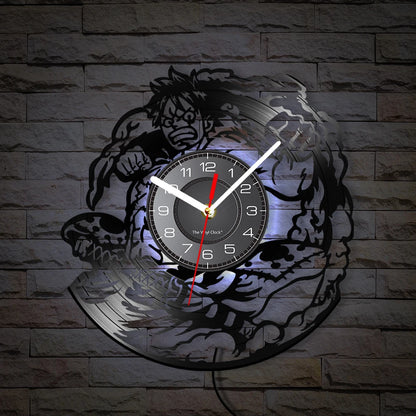 Luffy Vinyl Wall-mounted Clock