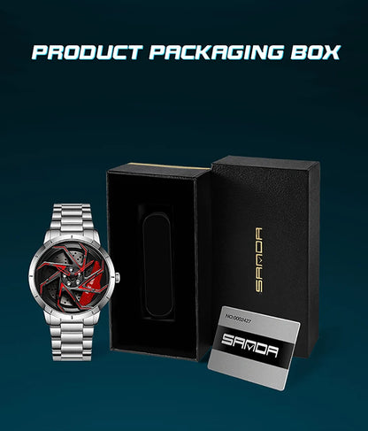 SANDA Spinning Car Rim Watch