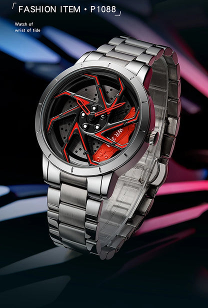 SANDA Spinning Car Rim Watch