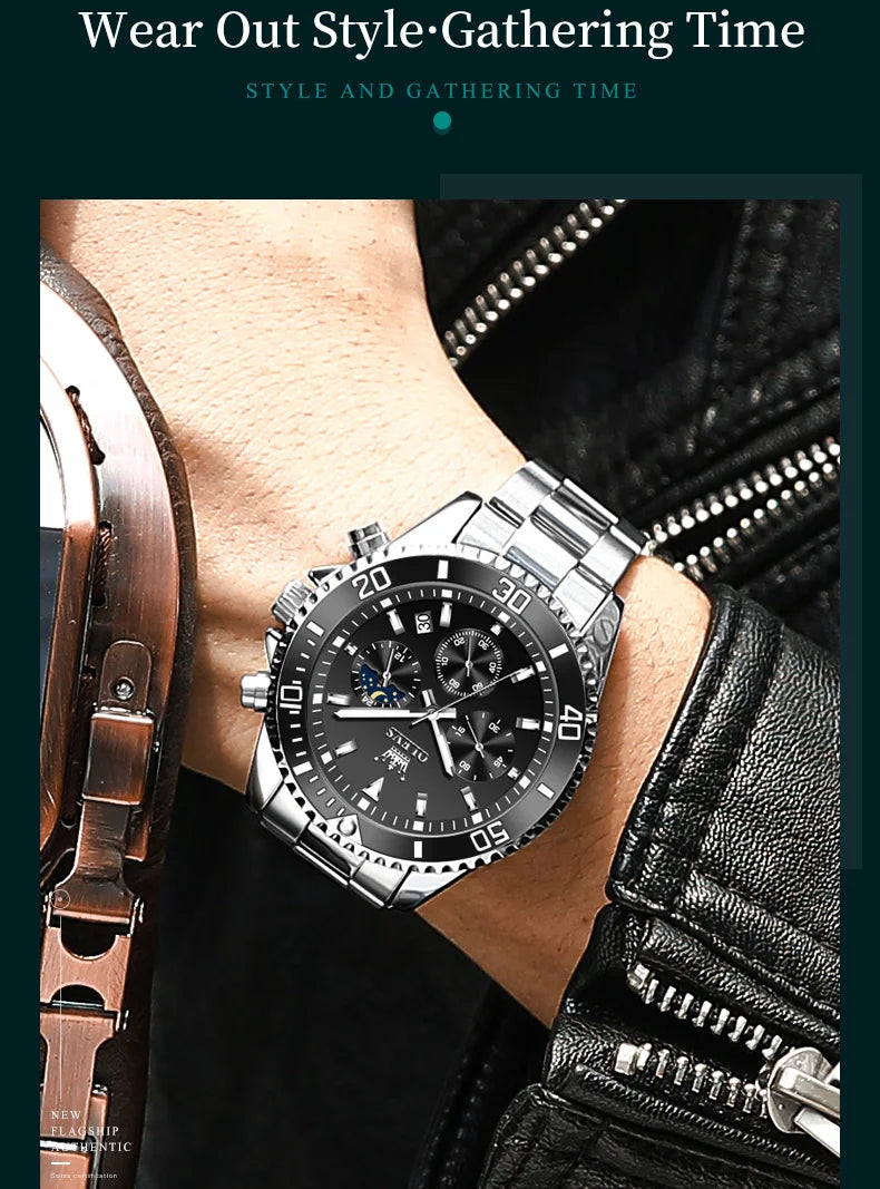 OLEVS 2870 Chronograph Quartz Business Watch