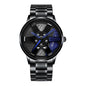 Rotating Car Rim Stainless Steel Watch