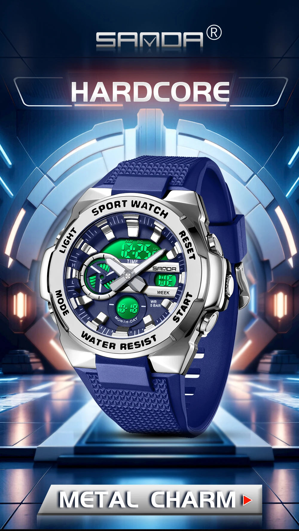 Fashion SANDA Mens Sport watch