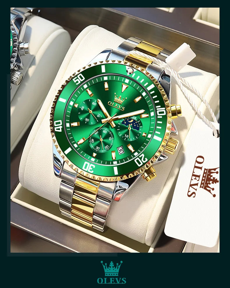 OLEVS 2870 Chronograph Quartz Business Watch