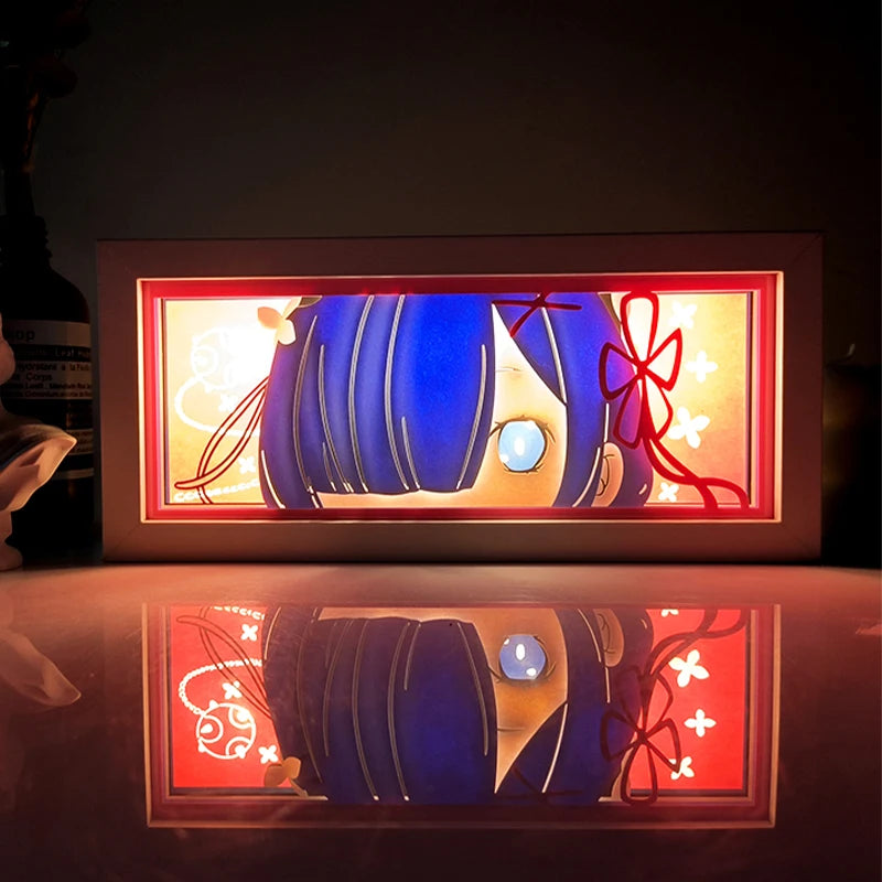 Anime Shadow Box Night Light