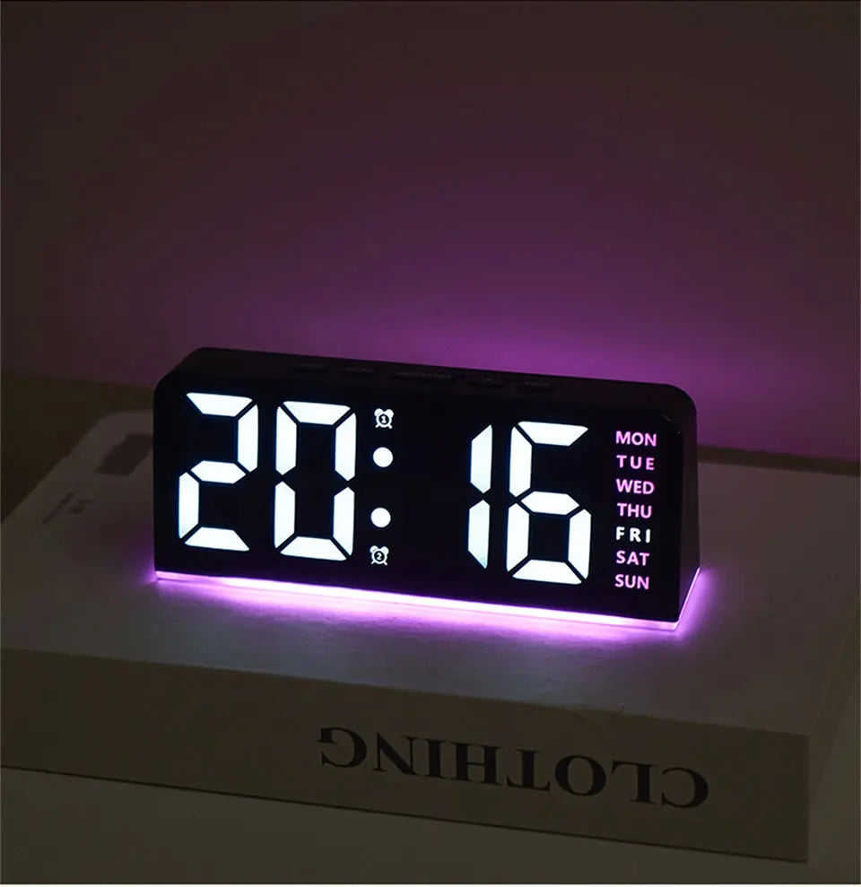 7'' LED Digital Alarm Clock/Night Light