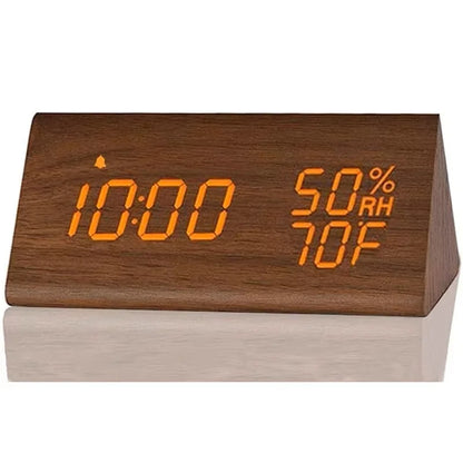 Wooden LED Alarm Clock