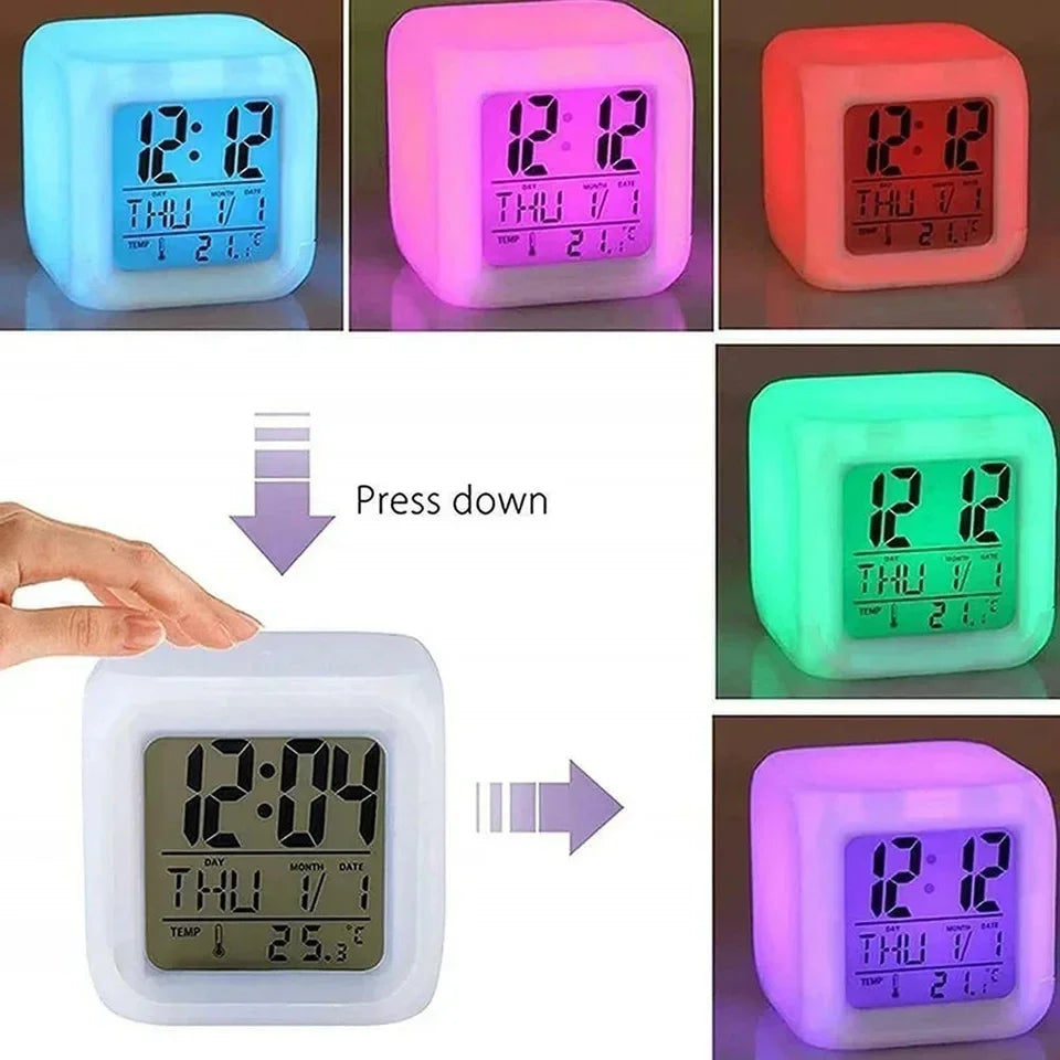 8x8x8cm Anime One Piece LED Alarm