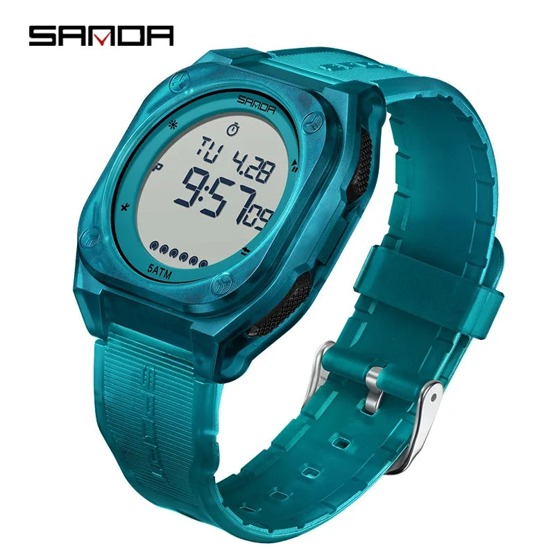 SANDA New Fashion Men Electronic Watch
