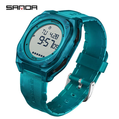 SANDA New Fashion Men Electronic Watch