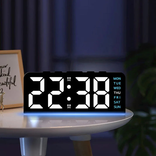 7'' LED Digital Alarm Clock/Night Light