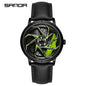 SANDA Spinning Car Rim Watch