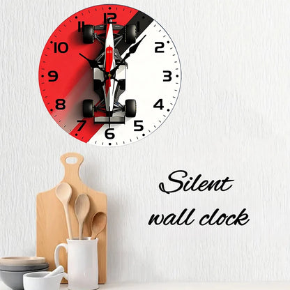 F1 Car Wall Clock