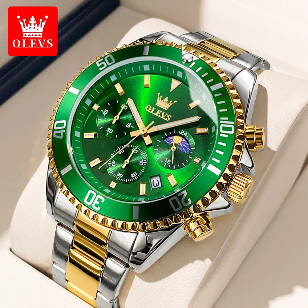 OLEVS 2870 Chronograph Quartz Business Watch