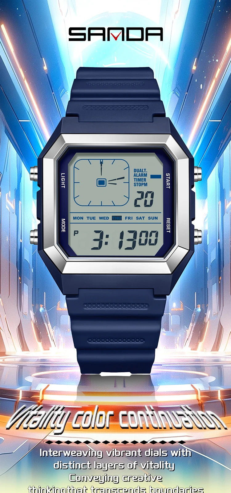 SANDA 6307 Fashion Digital Watches