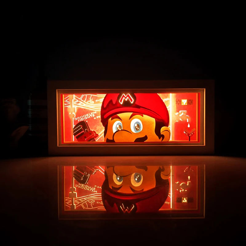 Anime Shadow Box Night Light