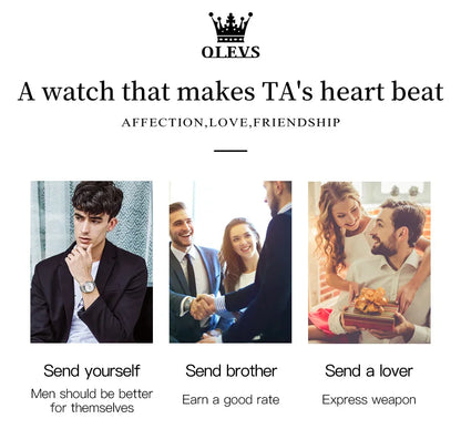 OLEVS 2870 Chronograph Quartz Business Watch