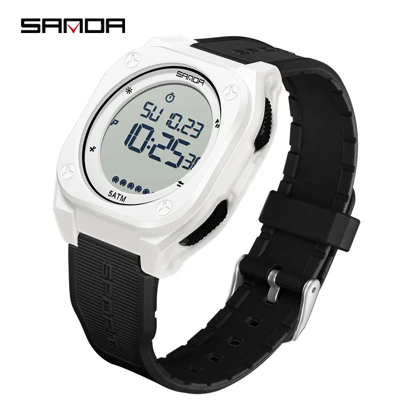 SANDA New Fashion Men Electronic Watch