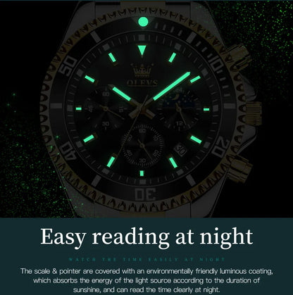 OLEVS 2870 Chronograph Quartz Business Watch