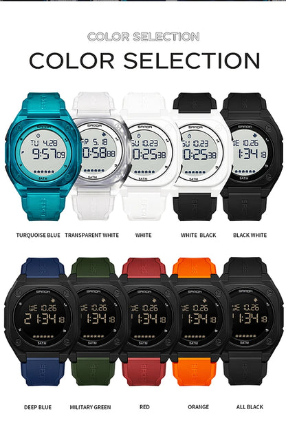 SANDA New Fashion Men Electronic Watch