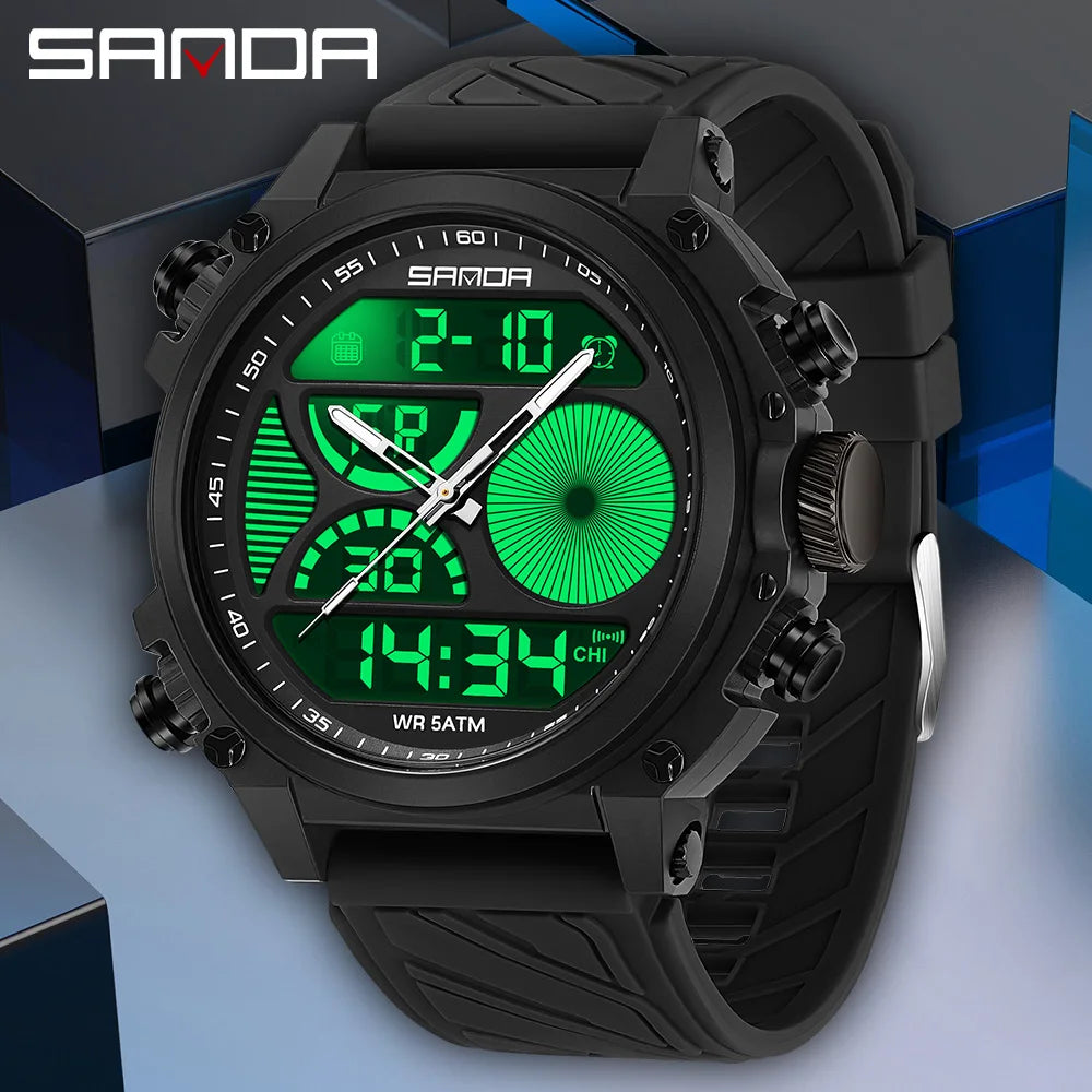 SANDA 6236 Military Led Digital Watch