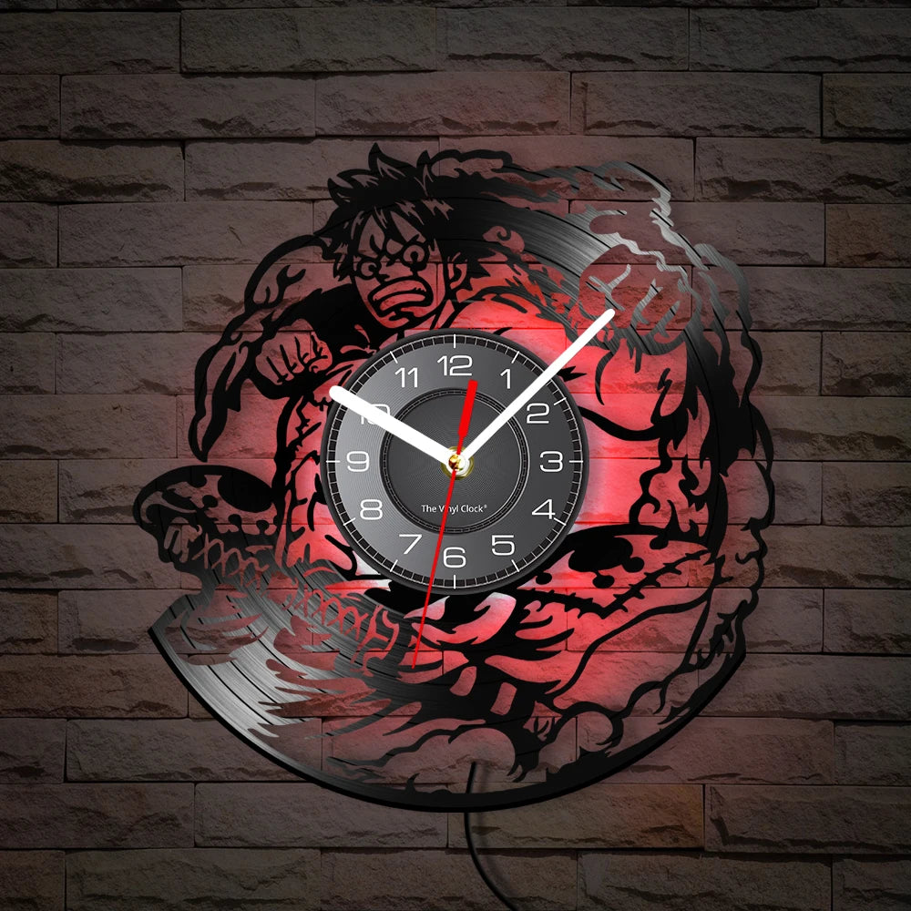 Luffy Vinyl Wall-mounted Clock