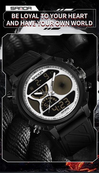 SANDA 6236 Military Led Digital Watch