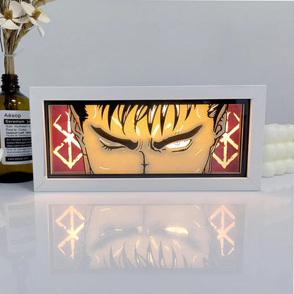 Anime One Piece Series Paper Cut Shadow Box