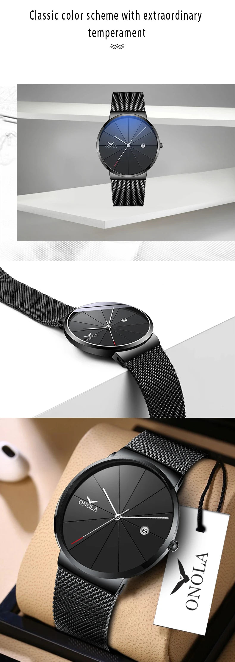 ONOLA brand simple watches